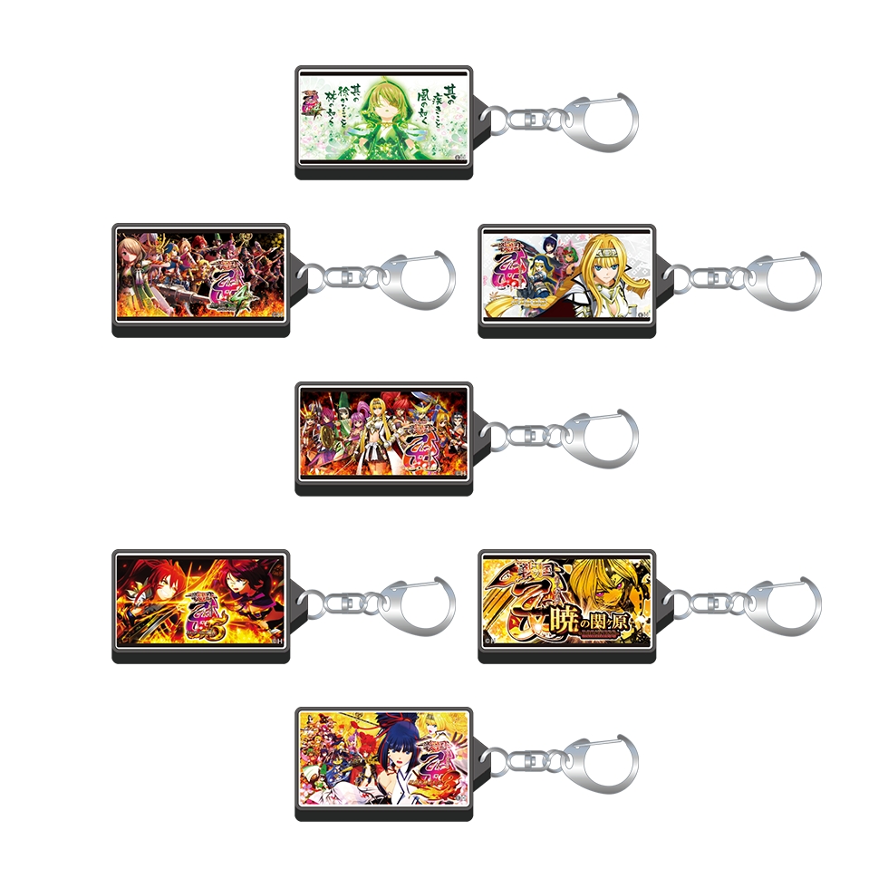 【12月中旬頃発送】《受注生産》戦国乙女 LEDパネルキーホルダー【コンプリートセット】※2026年10月25日までの商品画像1
