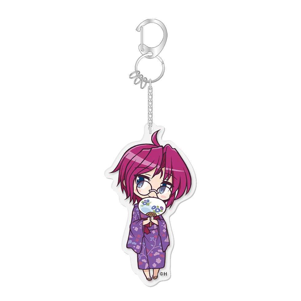 【12月中旬頃発送】《受注生産》戦国乙女 かぎっ娘キーホルダー夏祭りVer.【ミツヒデ】※2026年10月25日までの商品画像1