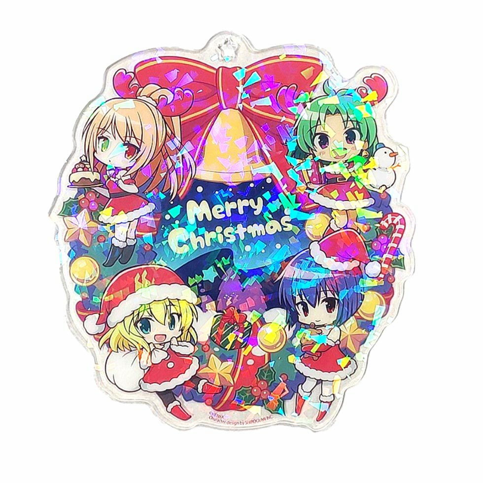【12月中旬頃発送】《受注生産》戦国乙女 戦国乙女 かぎっ娘 アクリル飾り【クリスマスリース】※2026年10月25日までの商品画像2