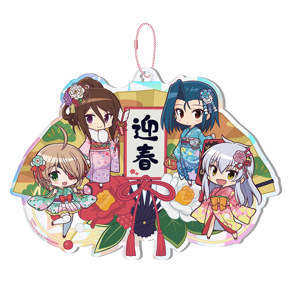 【12月中旬頃発送】《受注生産》戦国乙女 かぎっ娘 アクリル飾り【お正月飾り】※2026年10月25日までの商品画像1