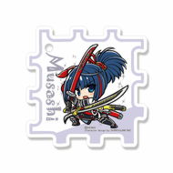 【10月下旬頃発送】《受注生産》戦国乙女 アクリルキューブキーホルダー【ムサシ】※2025年9月21日まで