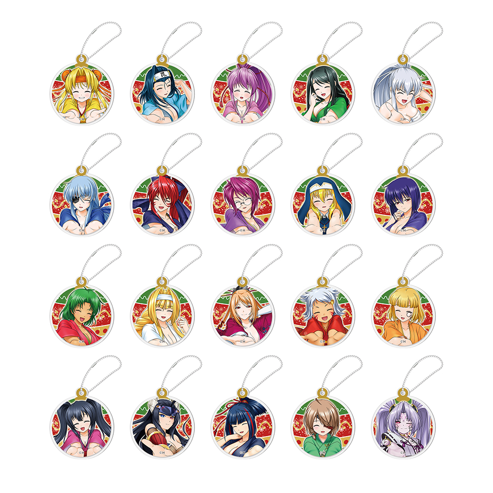 【12月中旬～下旬頃発送】《受注生産》戦国乙女 オーナメント風アクリルチャーム【コンプリートセット】※2025年11月24日まで