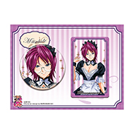 【12月中旬～下旬頃発送】《受注生産》戦国乙女 缶バッチ＆カードセットメイドVer.【ミツヒデ】※2025年11月24日まで