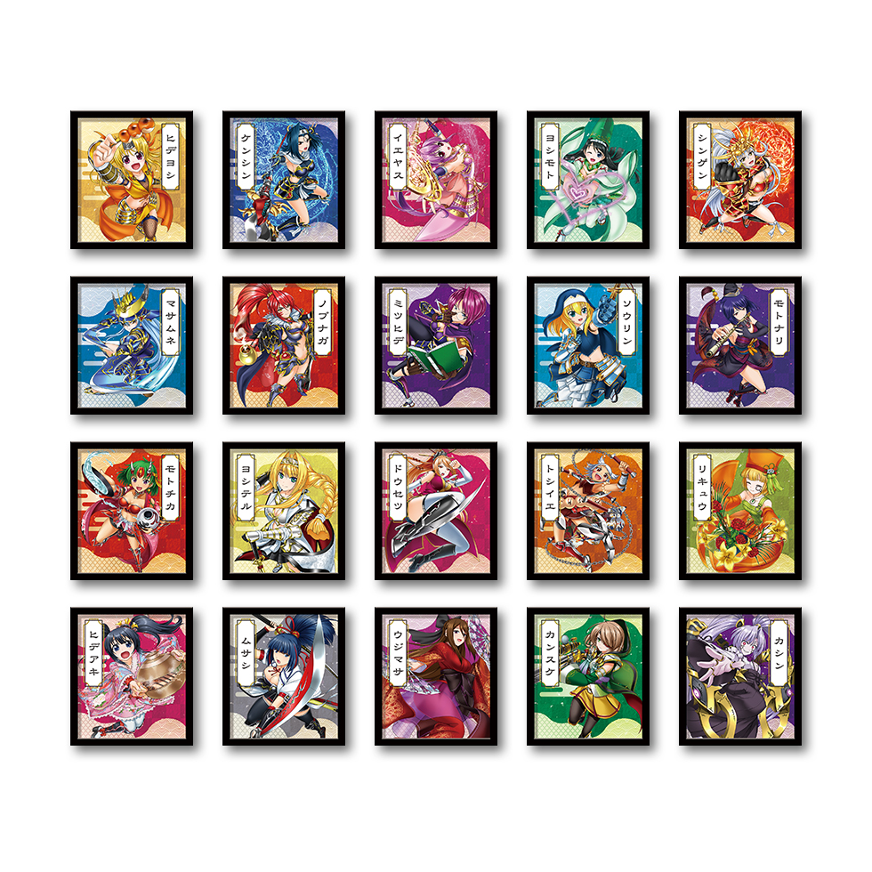 【2月上旬～中旬頃発送】《受注生産》戦国乙女 額縁マグネット【コンプリートセット】※2026年1月7日まで