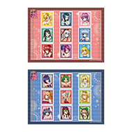 【4月下旬～5中旬頃発送】《受注生産》戦国乙女 切手風シールセット【バニーガールVer.】※2026年3月22日まで