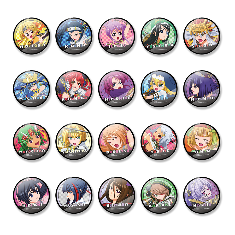 【6中旬～6月下旬頃発送】《受注生産》戦国乙女 USBケーブル【コンプリートセット】※2026年5月24日まで