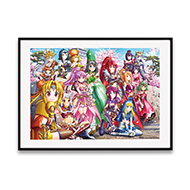 【10月中旬頃発送】《受注生産》戦国乙女 アートフレーム【P戦国乙女7/集合イラスト】※2026年7月26日まで